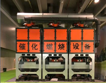 环保催化燃烧设备工艺流程图