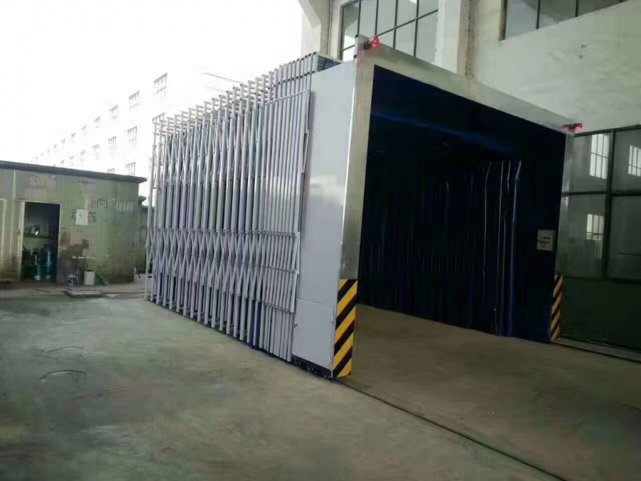 多用途伸缩移动喷漆房结构特点